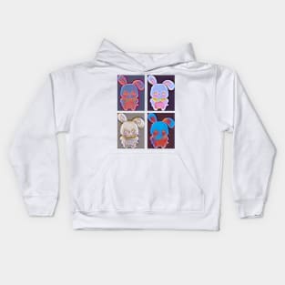 Cute little bunnies Kids Hoodie